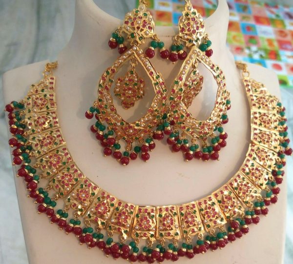 Traditional Gold Plated Necklace Set