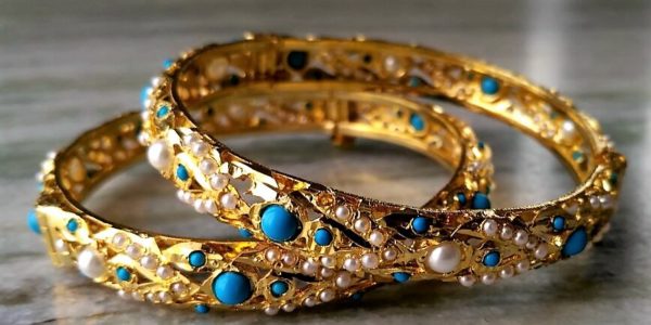 Jadao turquoise Bangles