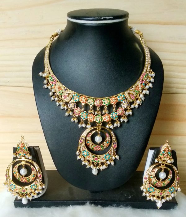 Bridal Nauratan Necklace