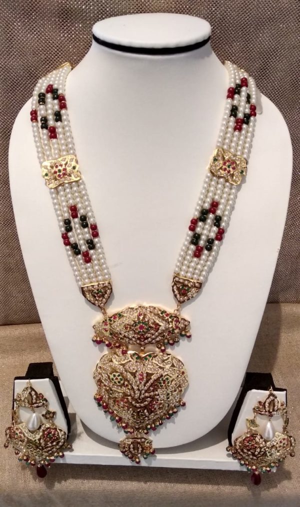 Traditional Ruby Emerald Raani Haar