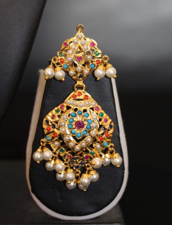Jadao Nauratan Necklace Set - Image 3