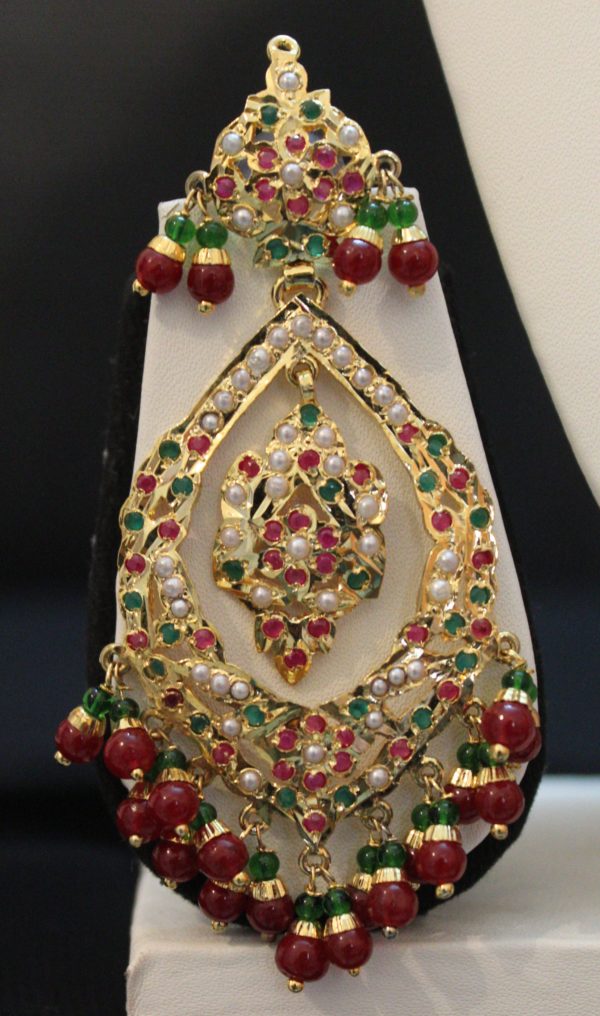Gold Plated Jadao Neclace Set - Image 4