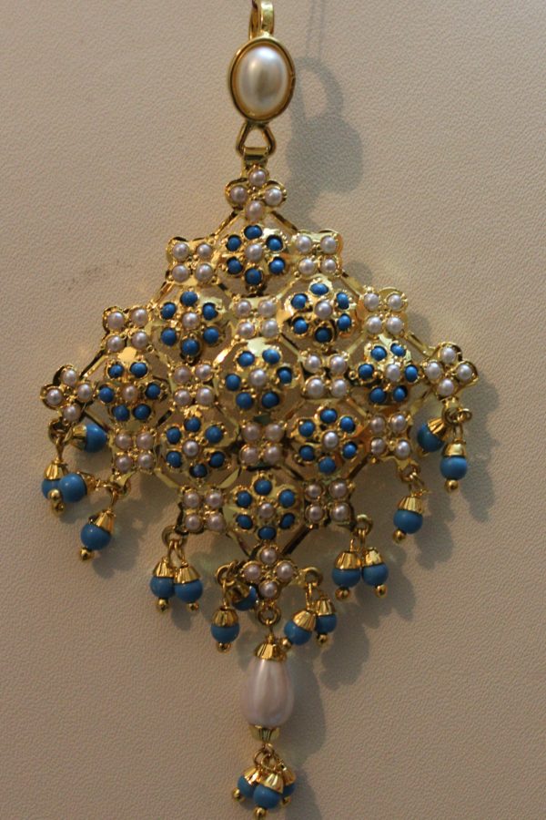 Hyderabadi Jadao Pendant set - Image 7